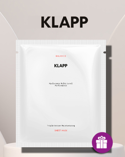 KLAPP Gratisartikel Sheet-Maske ab 90 € Bestellwert